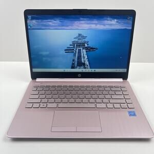 HP 14-cf2112wm 14" 64GB eMMC Intel Celeron N4120 1.10GHz 4GB RAM Laptop